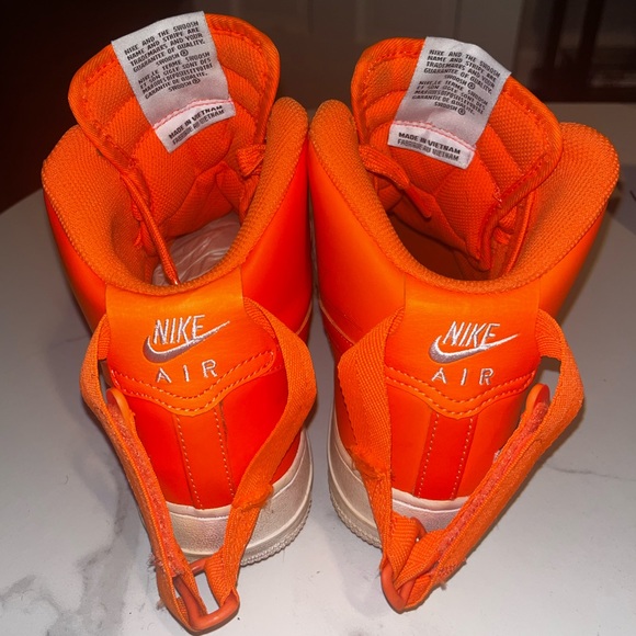 Orange Nike AF1 High - Picture 4 of 7